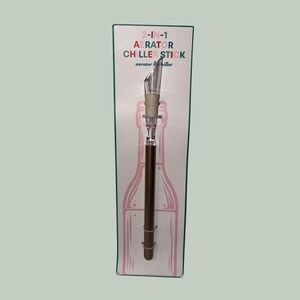 Vivitar 2-in-1 Aerator Chiller Stick Wine Bottle Cooler Drip-Free Pourer